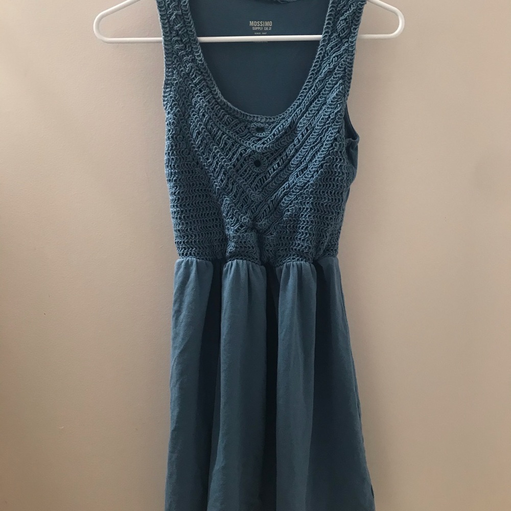 Mossimo Supply Co. Blue Knit dress